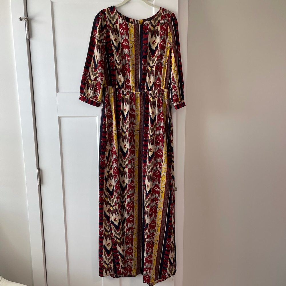 Patterned maxi dress